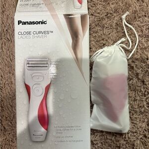 Panasonic Close Curves Ladies Shaver - White and Pink